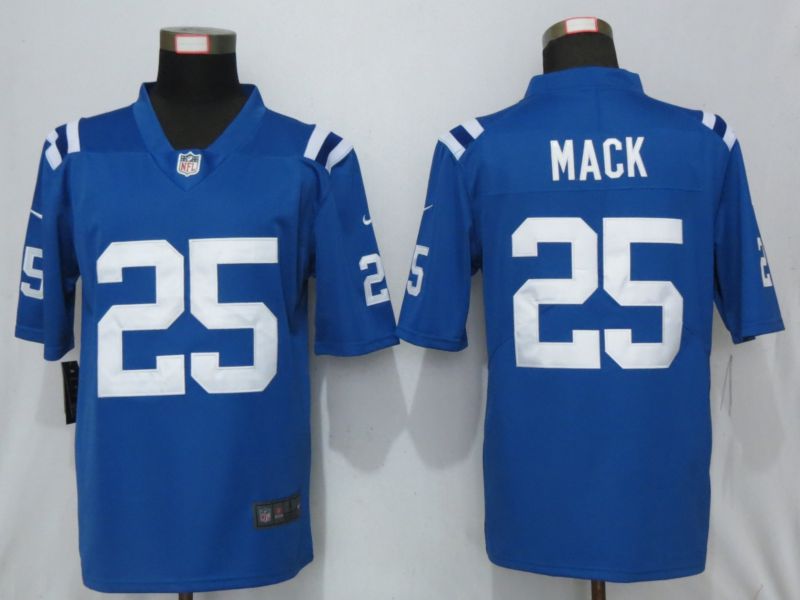 Men Indianapolis Colts #25 Mack Blue Nike Vapor Untouchable Limited Playe NFL Jerseys->indianapolis colts->NFL Jersey